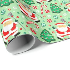 Lacrosse Holiday Gift Wrapping Paper Cadeaupapier