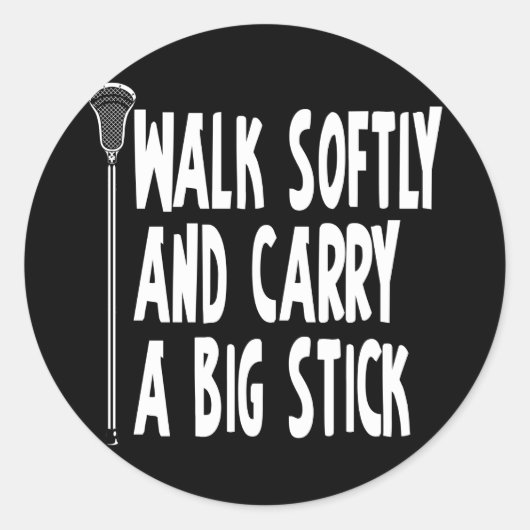 Lacrosse Humor WSBS 3 Sticker (Voorkant)