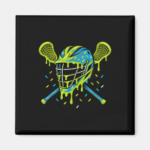 Lacrosse Ijs Crème Drip Lax Jongens Helm Stok Yout Magneet