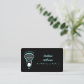 Lacrosse-instructeur Visitekaartje (Staand voorkant)