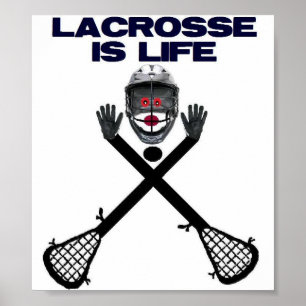 Lacrosse is het leven poster