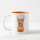 Lacrosse Is Mijn Drug Tweekleurige Koffiemok (Links)