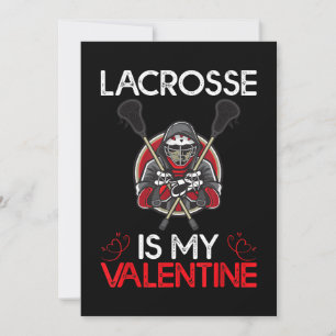 Lacrosse is mijn Valentijn Lacrosse Valentijnsdag Kaart