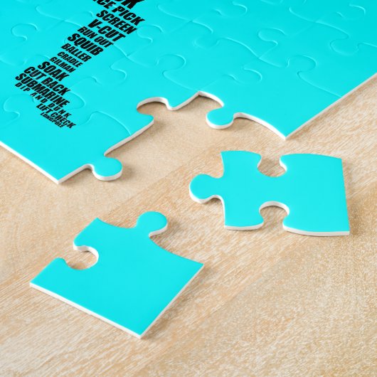 Lacrosse Jigzaag Puzzle Legpuzzel (Zijkant)