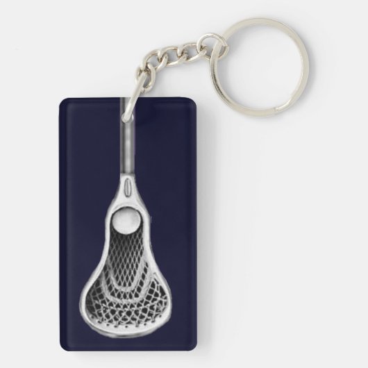 Lacrosse Keepomwille Acrylische Sleutelhanger (achterkant)