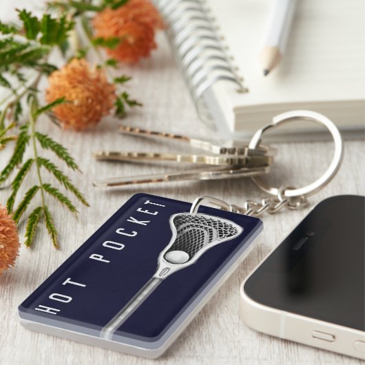 Lacrosse Keepomwille Sleutelhanger (Voorkant Rechts)