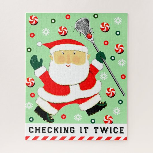 Lacrosse Kerst Puzzel (Verticaal)