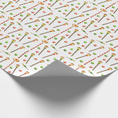 Lacrosse kerstcadeau cadeaupapier (Hoek)