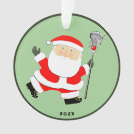 Lacrosse kerstcadeaus ornament