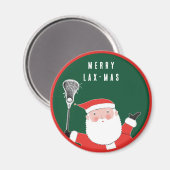 Lacrosse kerststookkers Magnet Magneet (Voorkant / Achterkant)