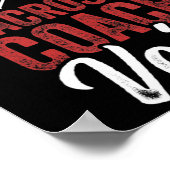 Lacrosse LAX American Flag Poster (Hoek)