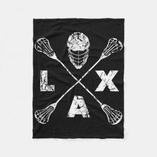 Lacrosse Lax Cross Axis Fleece Deken