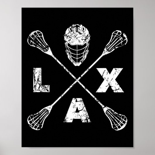 Lacrosse Lax Cross Axis Poster (Voorkant)