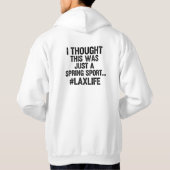 Lacrosse LAX Hoodie (Achterkant)