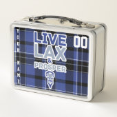  lacrosse LAX Lunch Box (Achterkant)