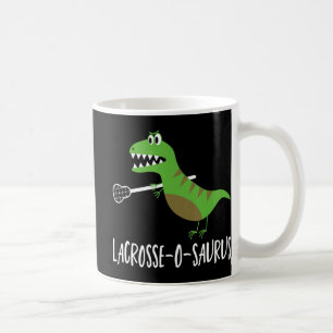 Lacrosse Lax Player Dinosaur Dino Lover Sport Gif Koffiemok