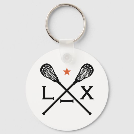 Lacrosse Lax Sleutelhanger (Voorkant)
