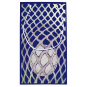 Lacrosse Lecteur Bleu Petit sac cadeau (Dos)