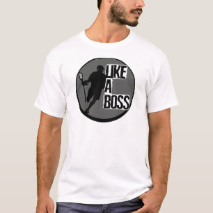 Lacrosse likeABoss T-shirt