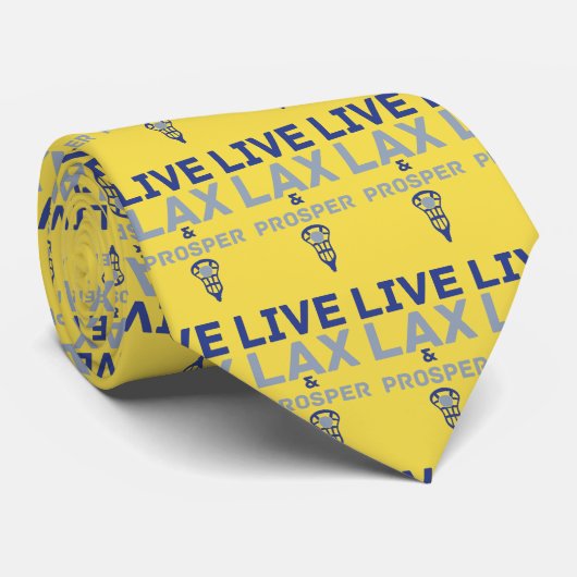 Lacrosse Live LAX et Prosper Cravate (Roulé)