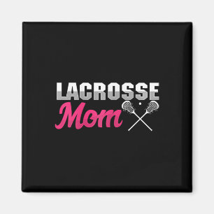 Lacrosse Mam Lax Speler Moeder Bal Sport Spel Sti Magneet
