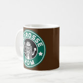 Lacrosse mama Caffeine Coffee Lover Koffiemok (Voorkant links)