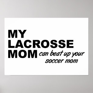 Lacrosse mama Funny Poster