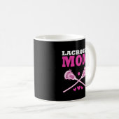 Lacrosse mama Gift Koffiemok (Voorkant rechts)