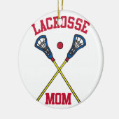 Lacrosse mama keramisch ornament (Links)