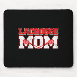 Lacrosse mama  Retro Lacrosse Stick Sun Gift Muismat