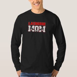 Lacrosse mama Retro Lacrosse Stick Sun T-shirt