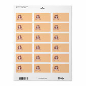 Lacrosse Maman Étiquette de adresse (Feuille entière)