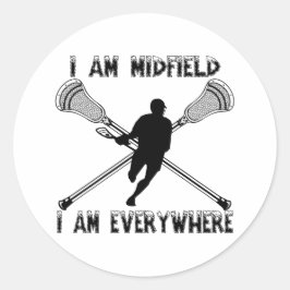Lacrosse Midfield Overal Sticker