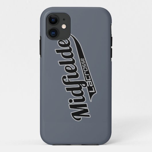 Lacrosse Midfielder iphone 5 hoesje (Achterkant)