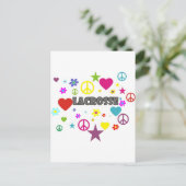 Lacrosse Mixed Graphics Briefkaart (Staand voorkant)