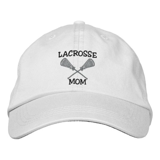 Lacrosse Mom geborduurd Pet (Voorkant)