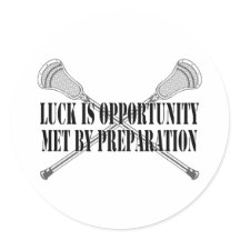 Lacrosse Motivatie Geluk Sticker
