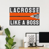Lacrosse Motivation Poster (Thuiskantoor)