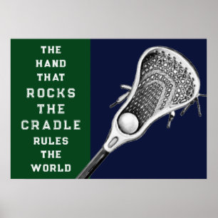 Lacrosse Motiverende Sportposter Poster