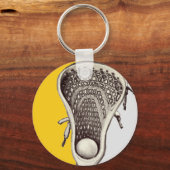 Lacrosse nieuwigheidgeschenk sleutelhanger (Voorkant)