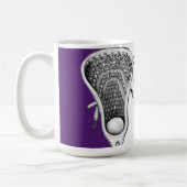 Lacrosse Novelty Cadeau Café Mug (Gauche)