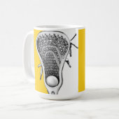 Lacrosse Novelty Cadeau Café Mug (Devant gauche)