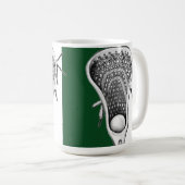 Lacrosse Novelty Cadeau Café Mug (Devant droit)
