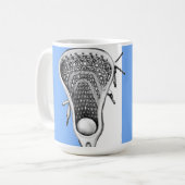 Lacrosse Novelty Gift Coffee Mok (Voorkant links)