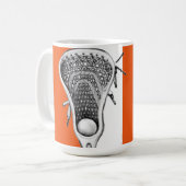 Lacrosse Novelty Gift Coffee Mok (Voorkant links)