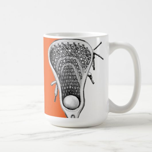 Lacrosse Novelty Gift Coffee Mok (Rechts)