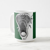 Lacrosse Novelty Gift Coffee Mok (Voorkant links)