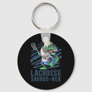Lacrosse-o-saurus T Rex Dinosaur Met Lacrosse Sti Sleutelhanger