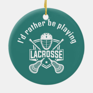 Lacrosse ontwerp  keramisch ornament