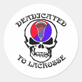 Lacrosse parodie toegewijde Sticker
